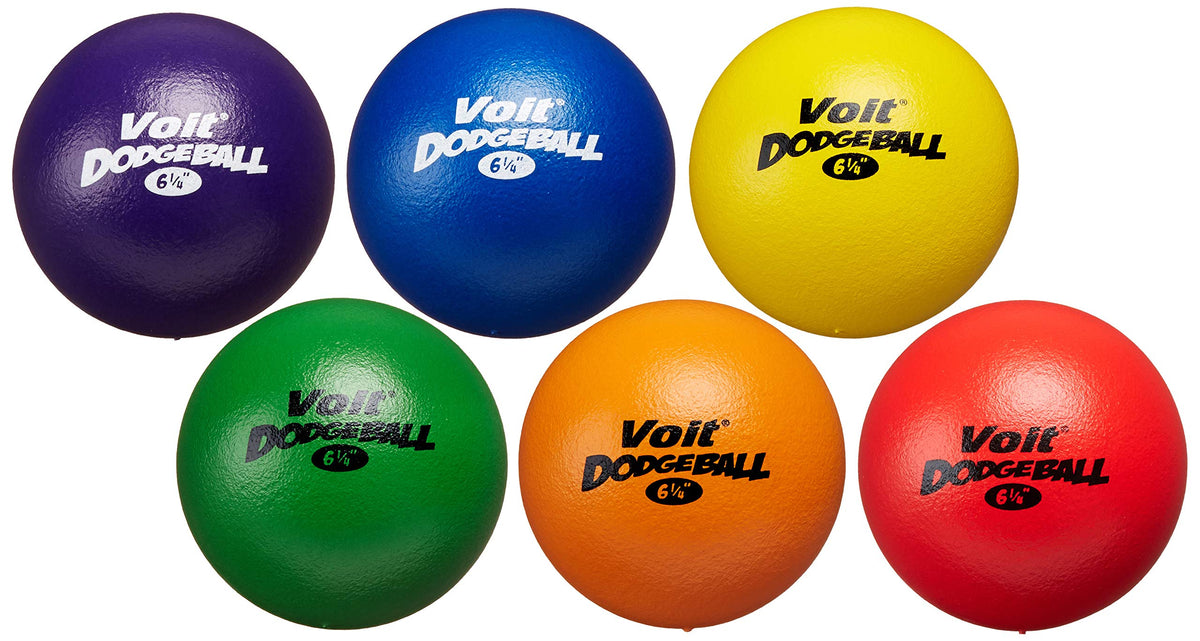 Six-pack of Voi Dogg balls, designed for dogs, featuring vibrant colors and durable materials for playtime fun.