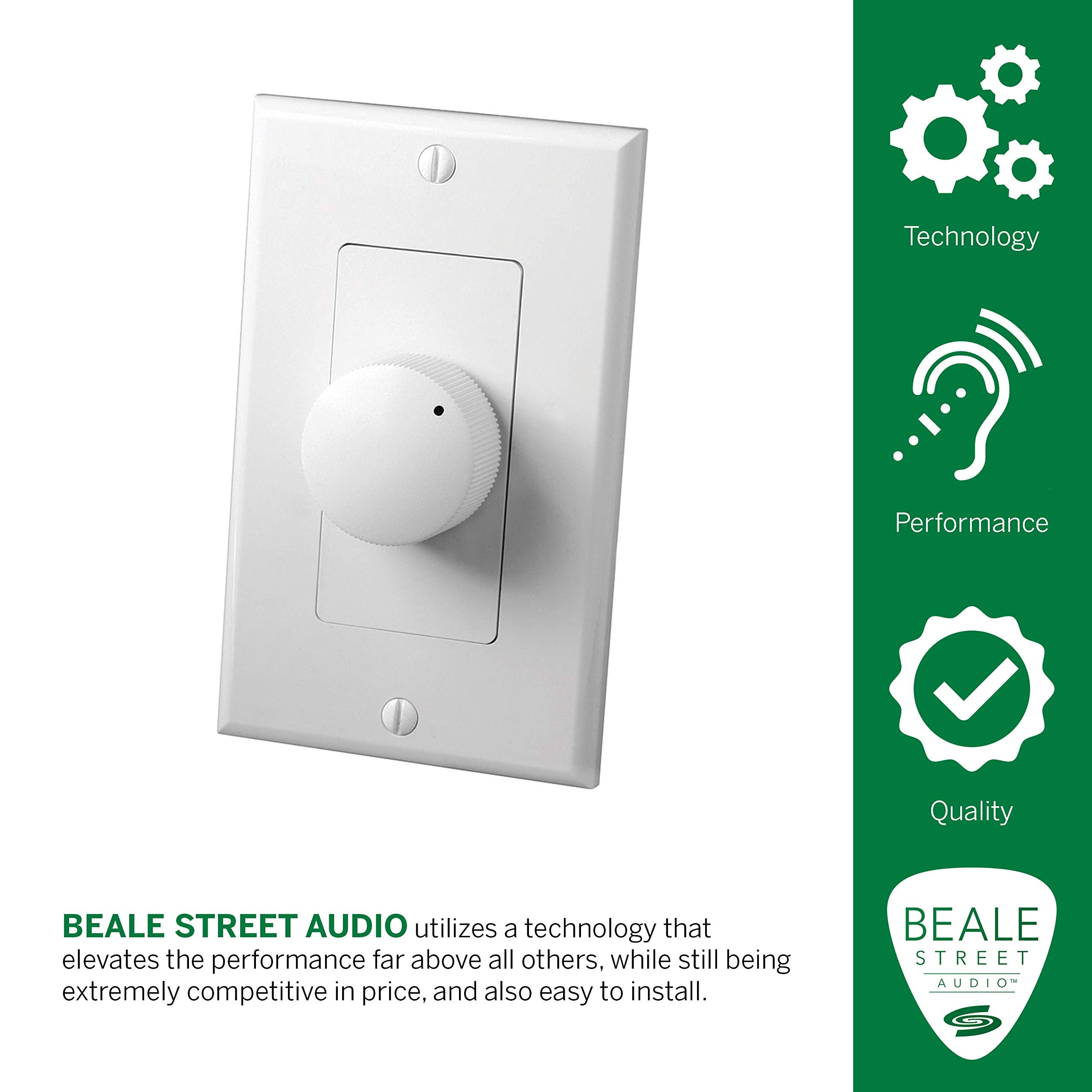 Beale Street In-Wall Rotary Volume Control for Home Theater Systems