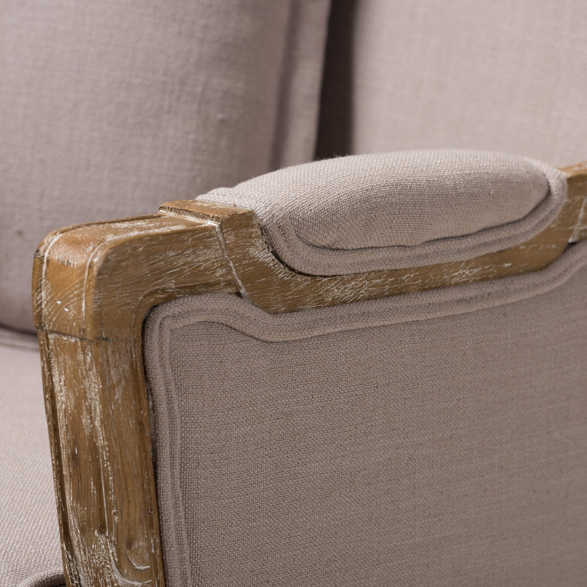 Constanza Accent Chair, 29.25Lx29Wx37.25H, Beige