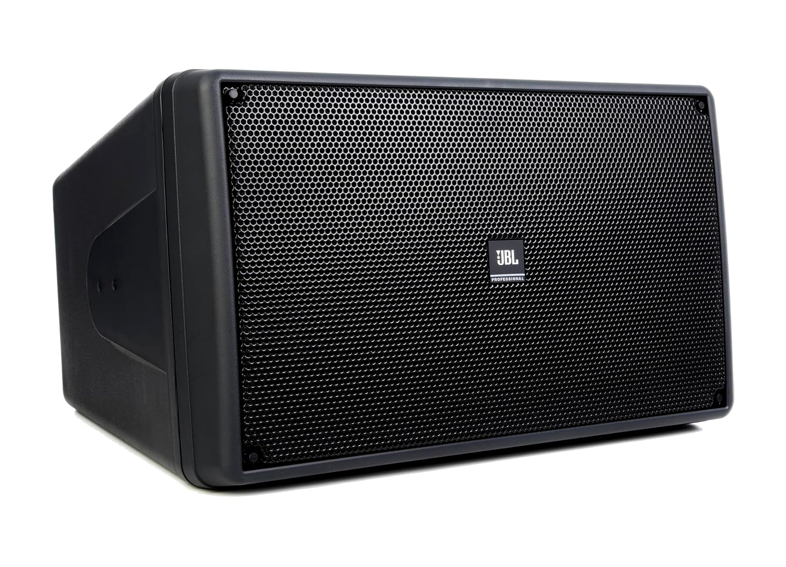  A JBL LSR305 active subwoofer, designed for high-quality sound reproduction in studio and home audio setups.