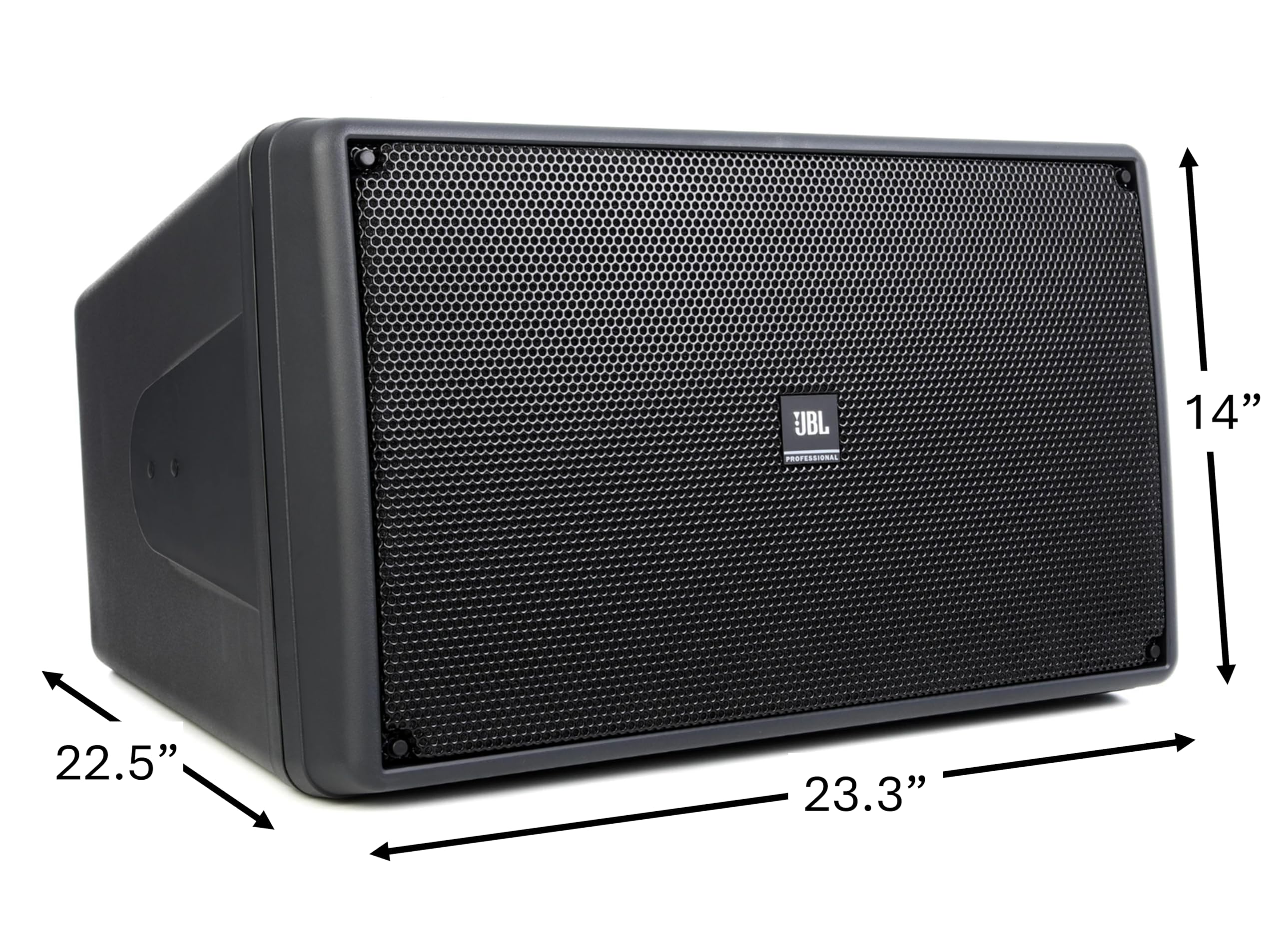 JBL Professional Control SB2210 Dual Compact Subwoofer, 10-Inch, Black