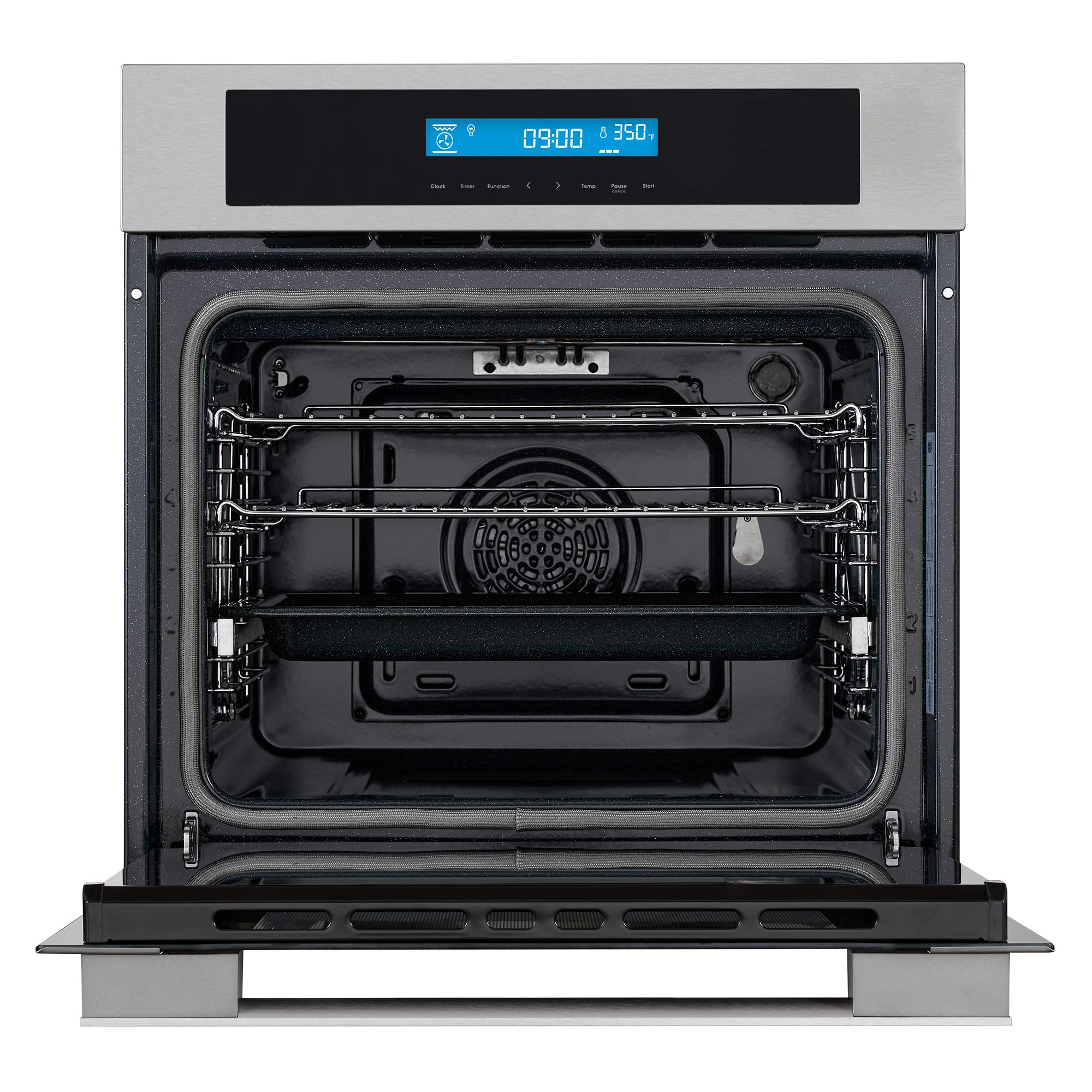 COS-C106SIX-PT 24 in. Lumin Collection 2.5 cu. ft. Electric Wall Oven, 8 Functions and True European Convection in Stainless Steel
