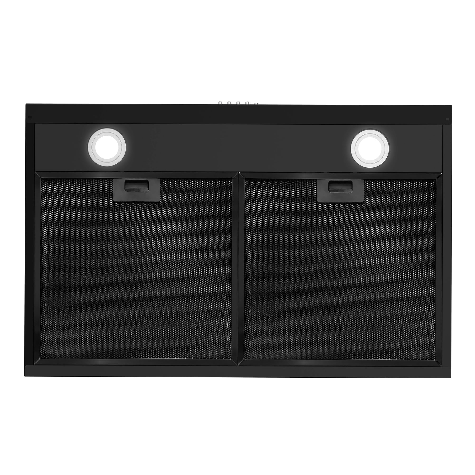 COS-5U30-BK 30 in. Delta Collection Ducted Under Cabinet Range Hood, Button Controls, Reusable Filters, LED Lights in Matte Black, 30 inch (Slim)