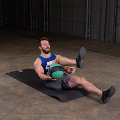 Rubber Medicine Ball - Superior Grip, Textured Surface, Adjustable Air Pressure Fitness Balls - Ideal for Cardio and Core Exercise in Home & Gym Workouts, Purple, 2lbs.