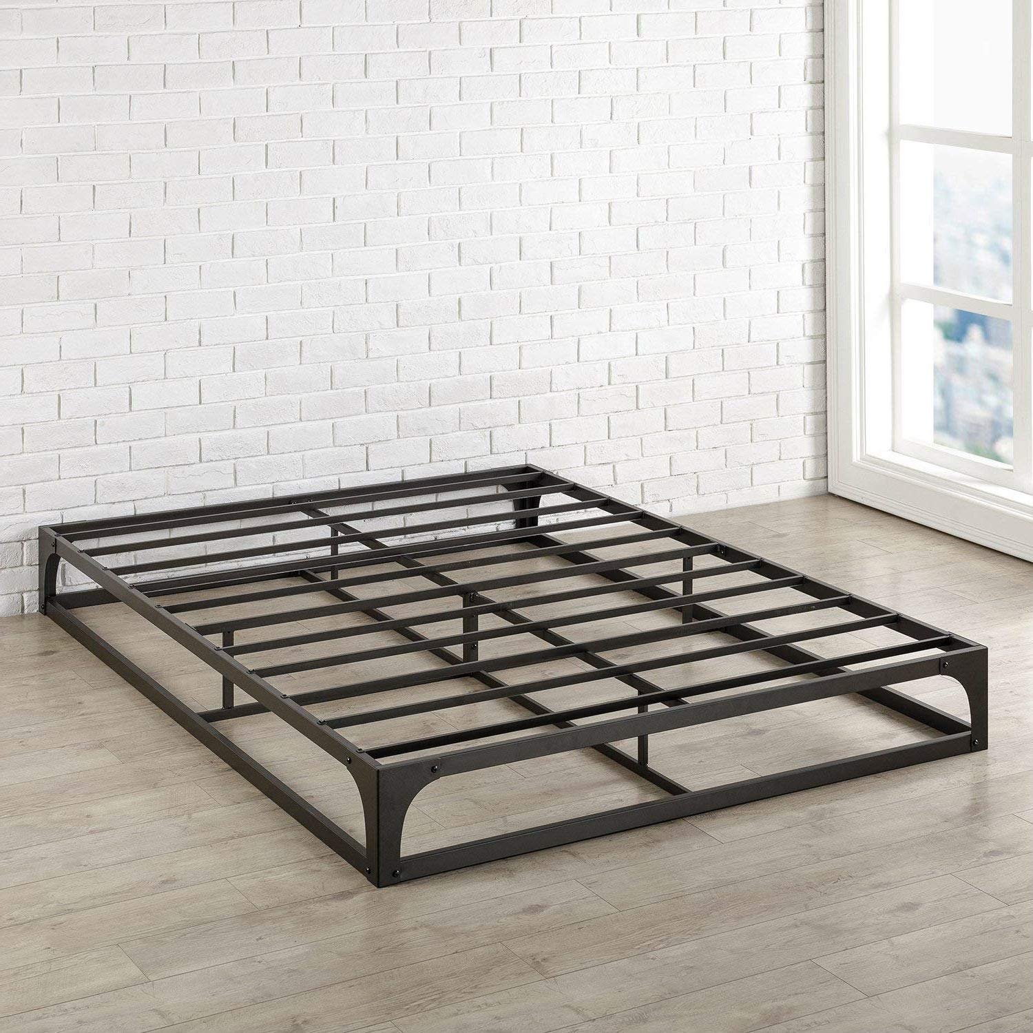Full Modern Low Profile Heavy Duty Metal Bed Frame