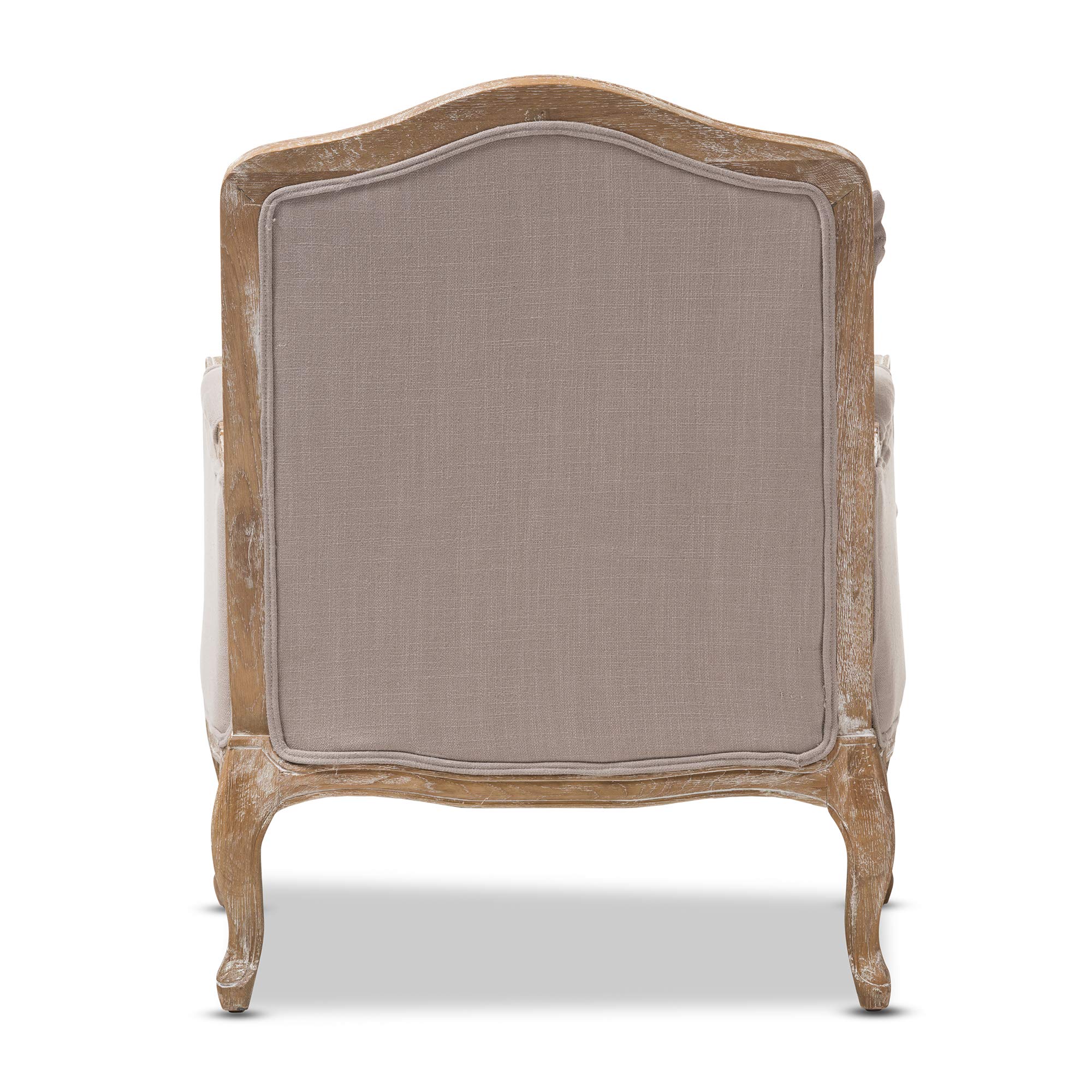 Constanza Accent Chair, 29.25Lx29Wx37.25H, Beige