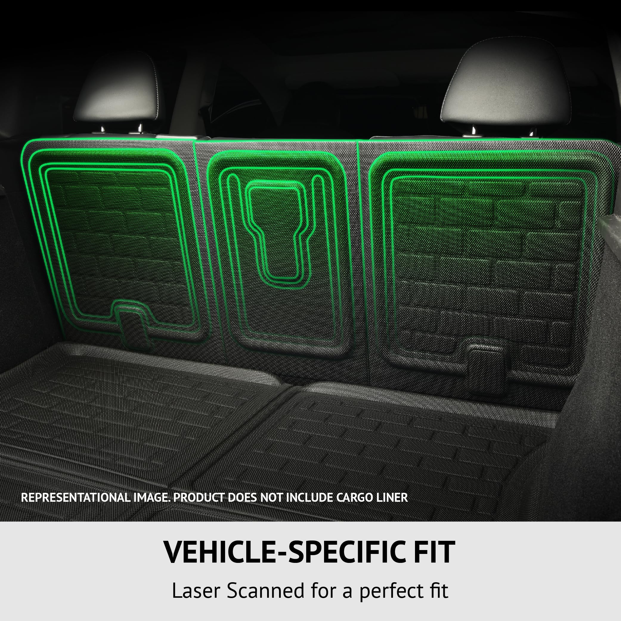 Custom Fit Kagu Seatback Protector (Black) Compatible with Chevrolet Trailblazer 2021-2025 - 2Pcs Seatback Protector