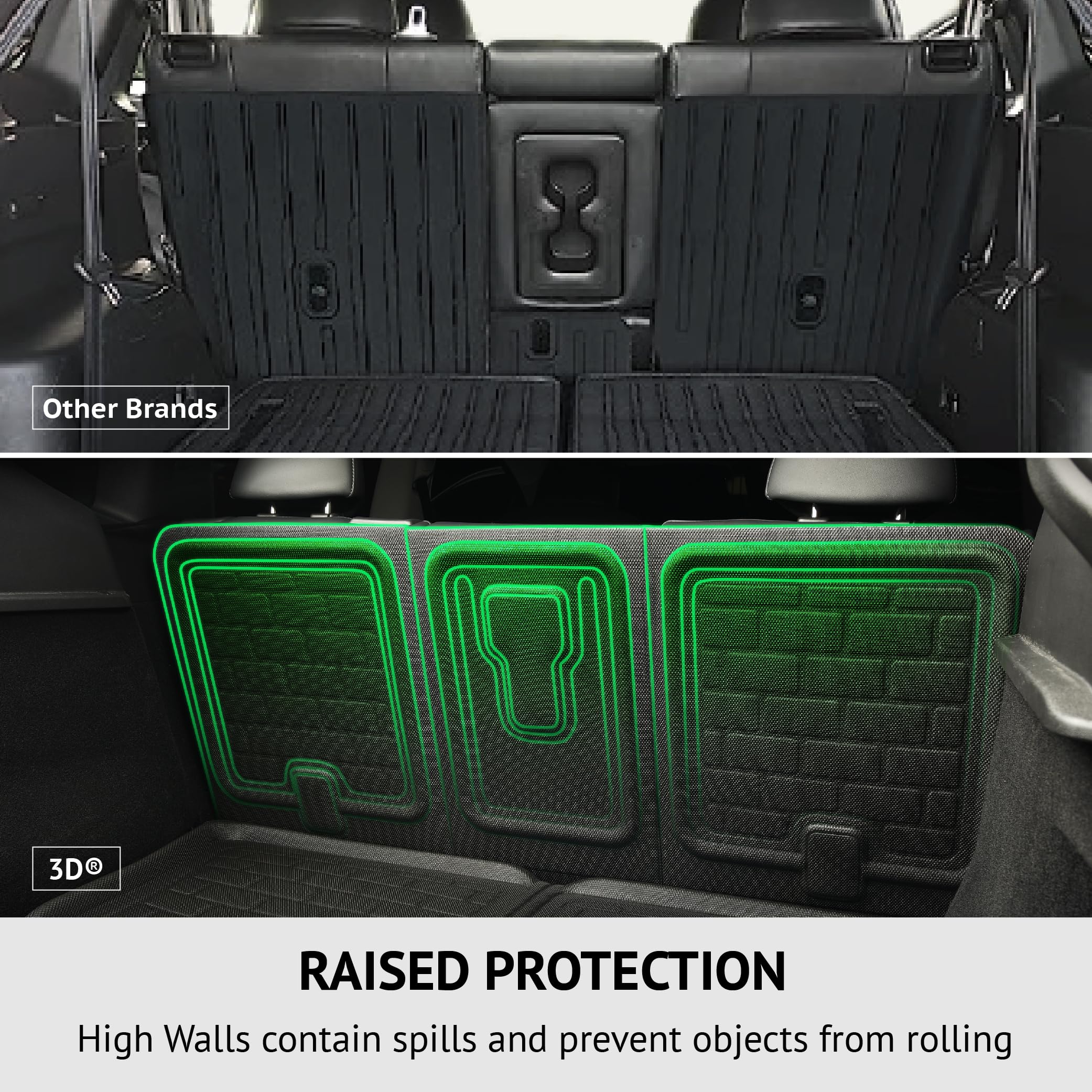 Custom Fit Kagu Seatback Protector (Black) Compatible with Chevrolet Trailblazer 2021-2025 - 2Pcs Seatback Protector