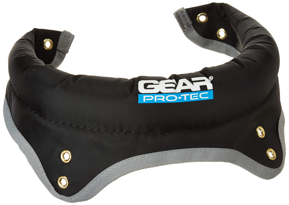 Protective neck guard for sports, designed to shield the neck area with adjustable features for comfort and security.