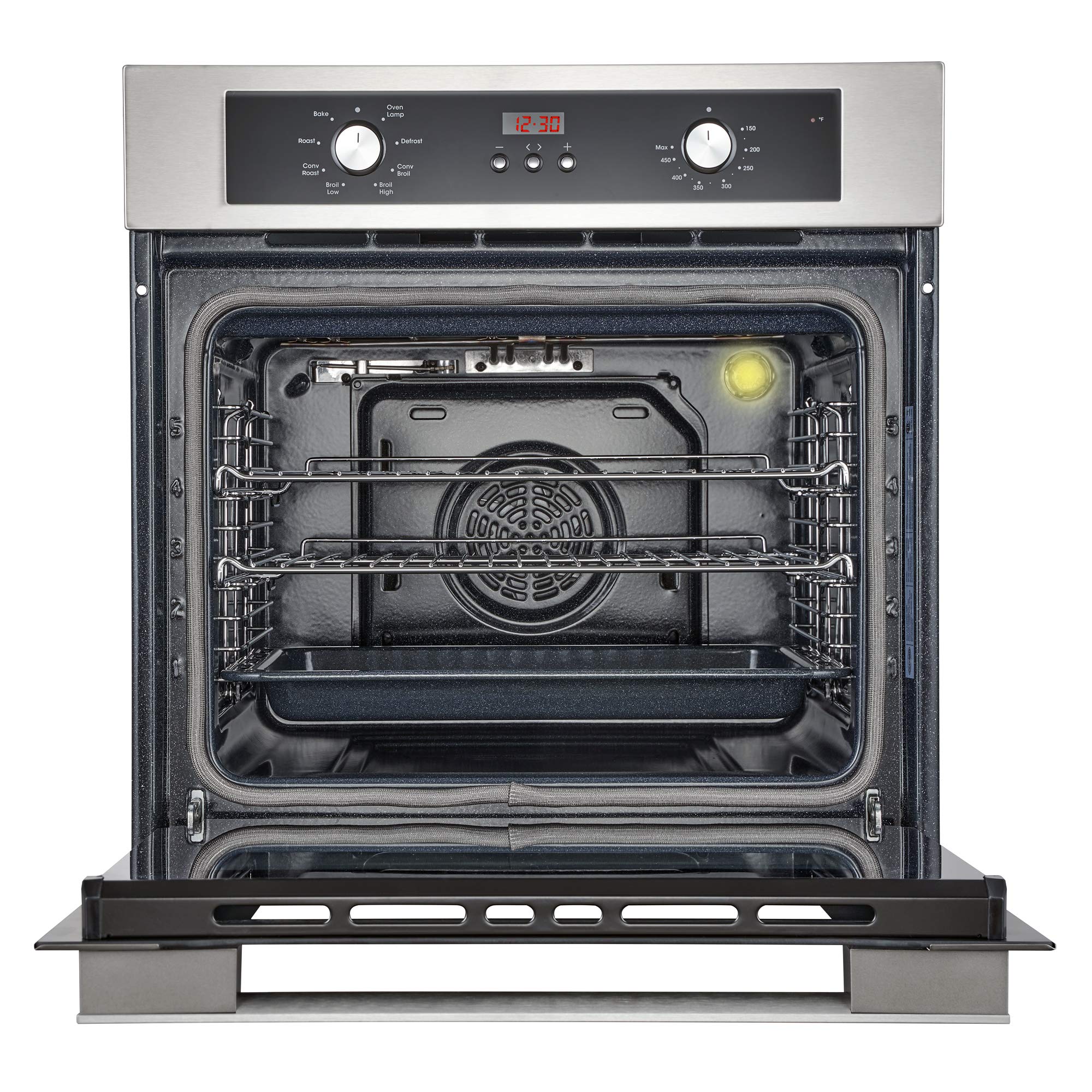C51EIX 24 in. Lumin Collection 2.5 cu. ft. Electric Wall Oven, 8 Functions & Turbo True European Convection in Stainless Steel