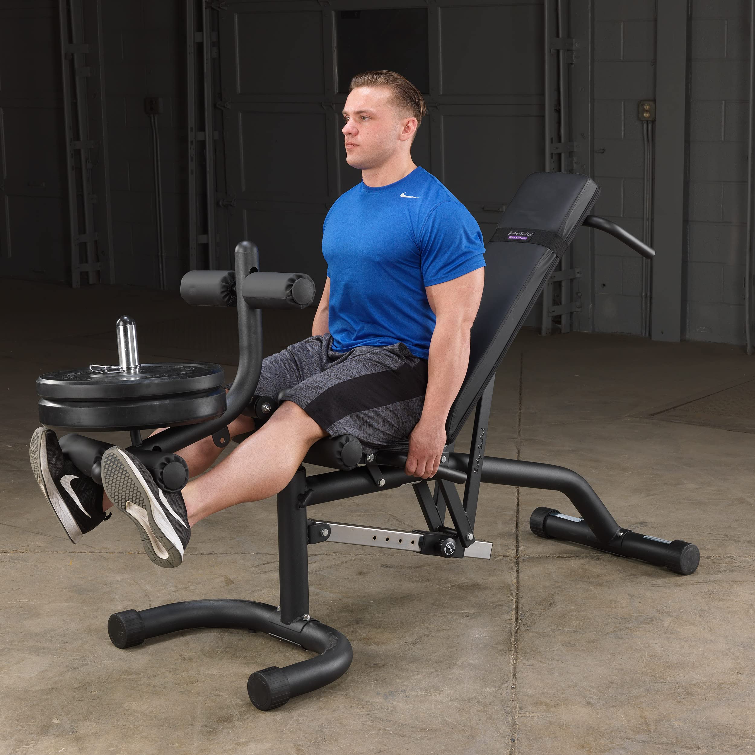 Multiple Angles Adjustable Weight Bench for Home & Commercial Gym (FID46) - Flat, Incline & Decline Bench for Workout Strength Training - Black