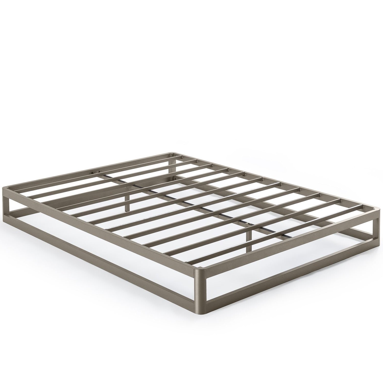 Fast Furnishings Queen Size Heavy Duty Low Profile Metal Platform Bed Frame